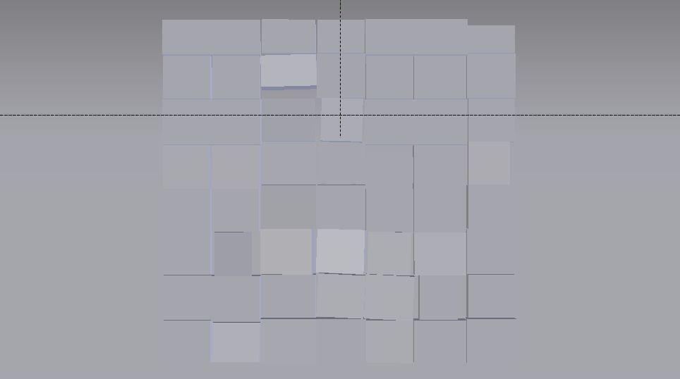 Brick Floor Low-poly 3D model_11