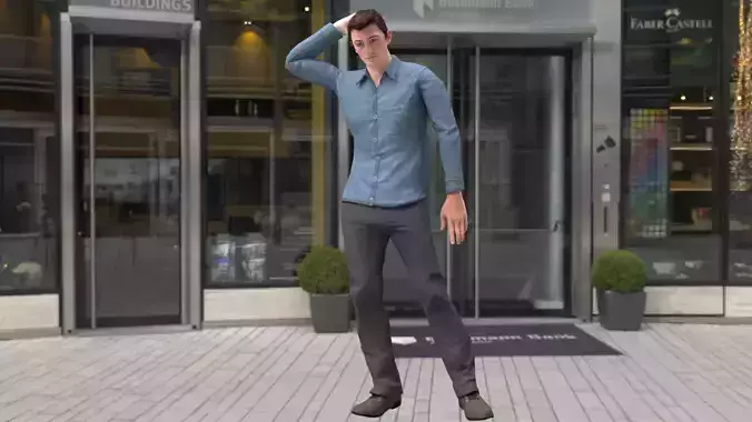 Rigged Male Character 5