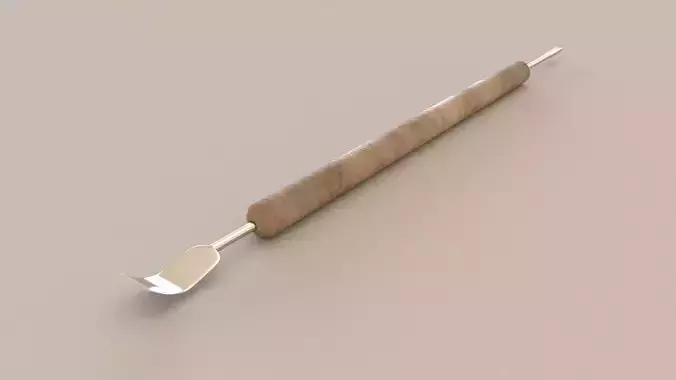 clay sculpture tools 5 3D Model