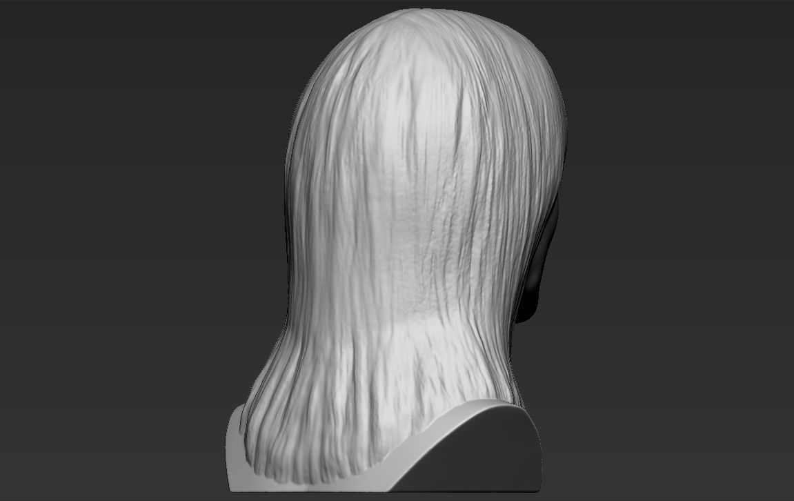 Madonna bust 3D printing ready stl obj formats 3D print model_8