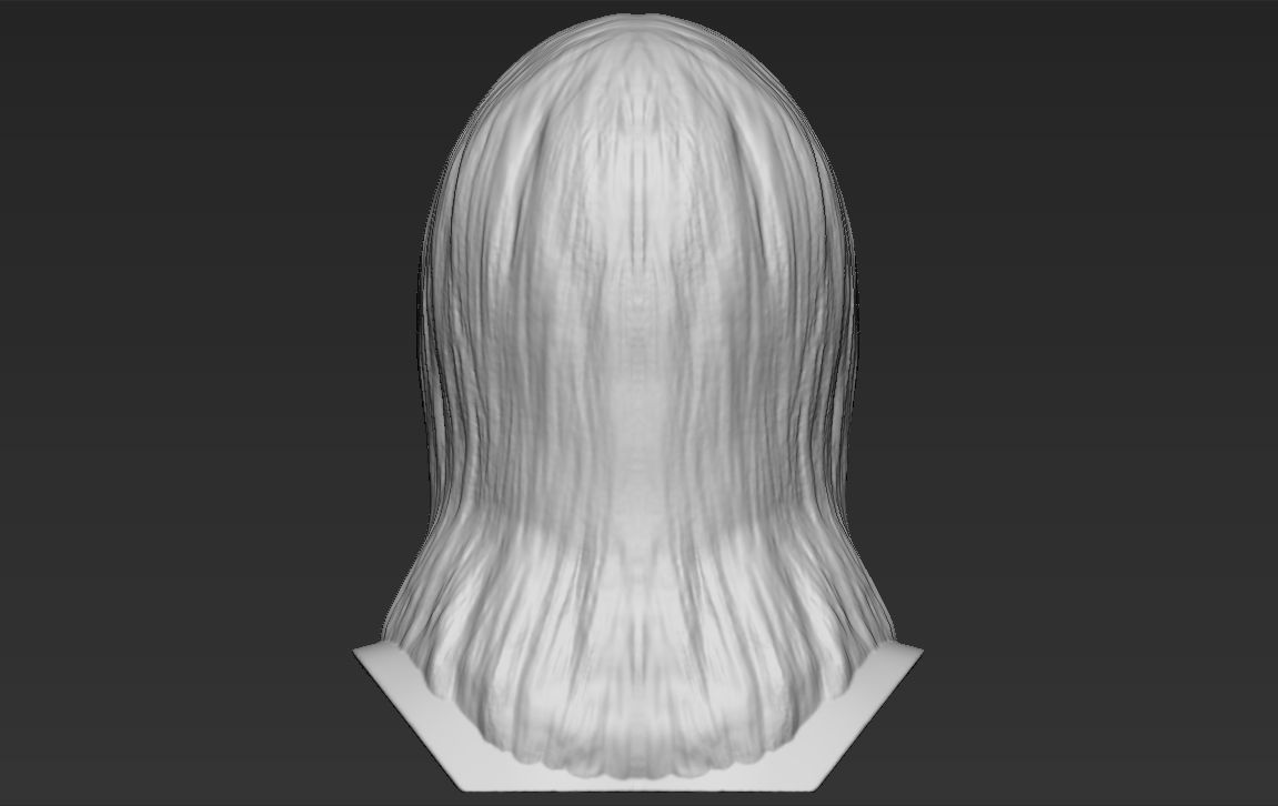 Madonna bust 3D printing ready stl obj formats 3D print model_7