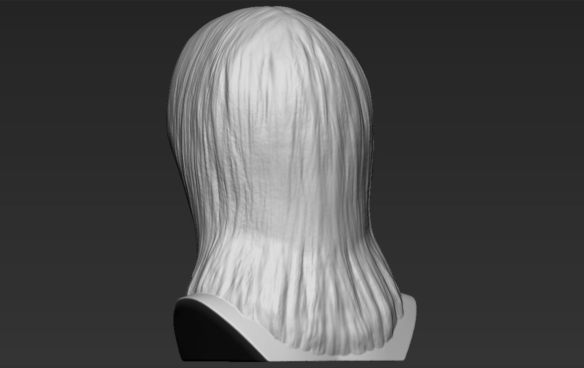 Madonna bust 3D printing ready stl obj formats 3D print model_6