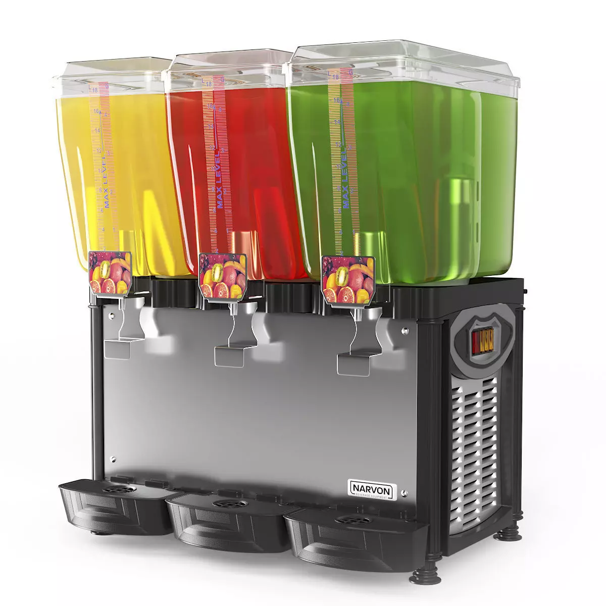 Refrigerated Beverage Dispenser 3D model