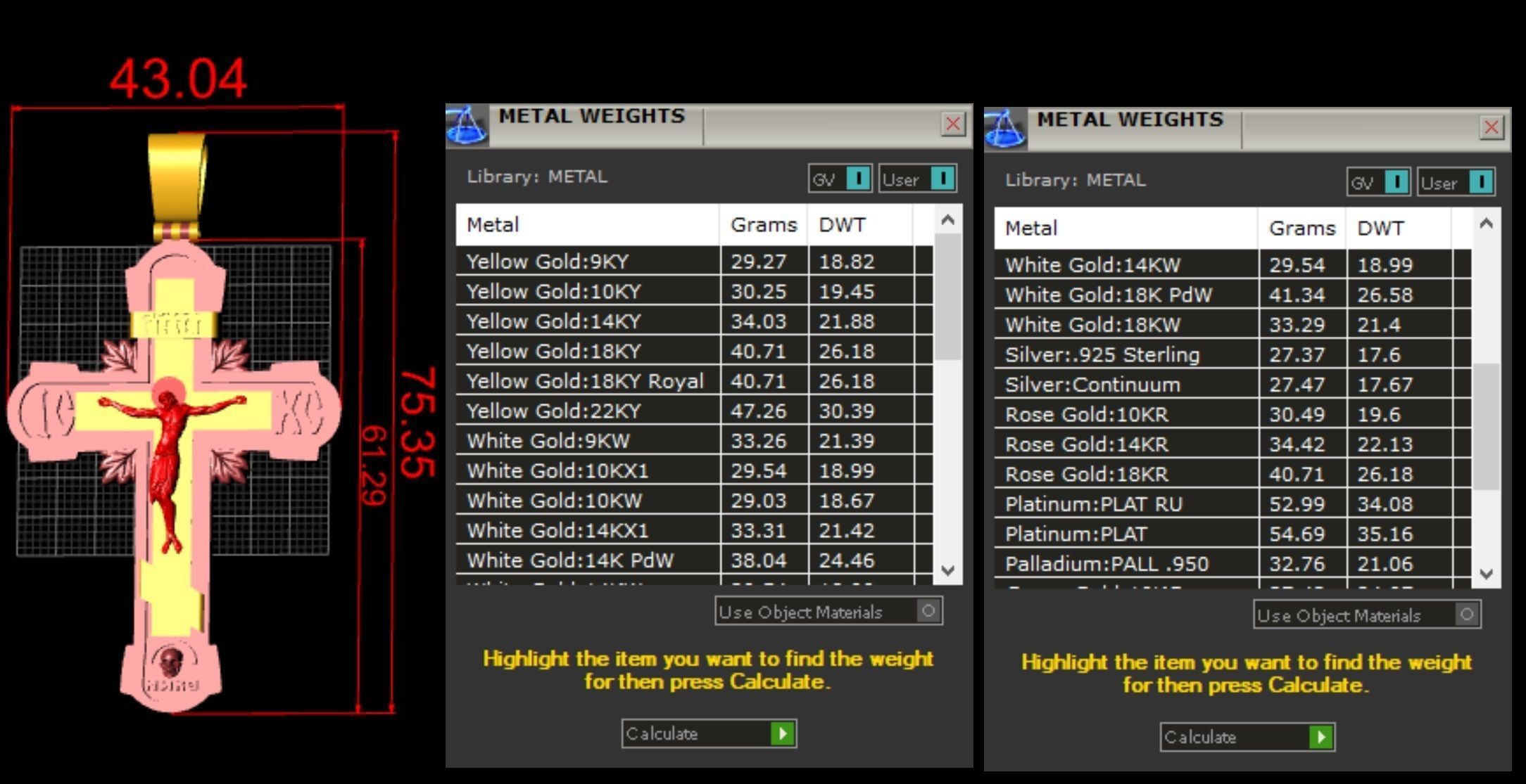 Cross with Jesus  3D print model_2