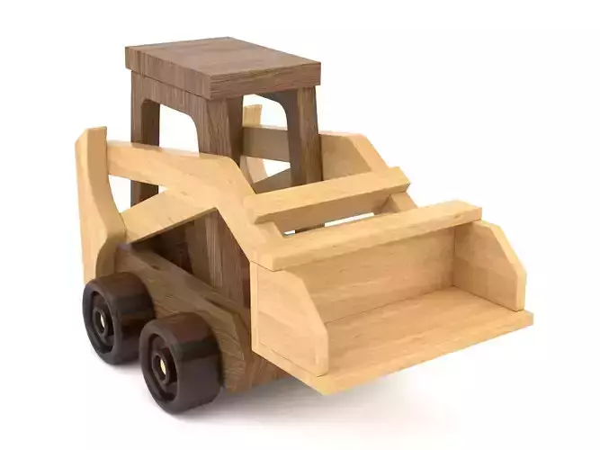 Wooden toy loader 01