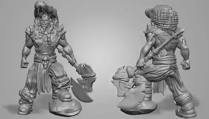 Orc Warrior - Crocodile hunter