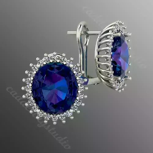 Earrings bi 1 3D print model