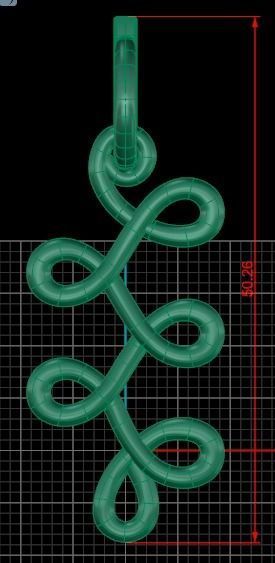 Earrings bi 2 3D print model_7