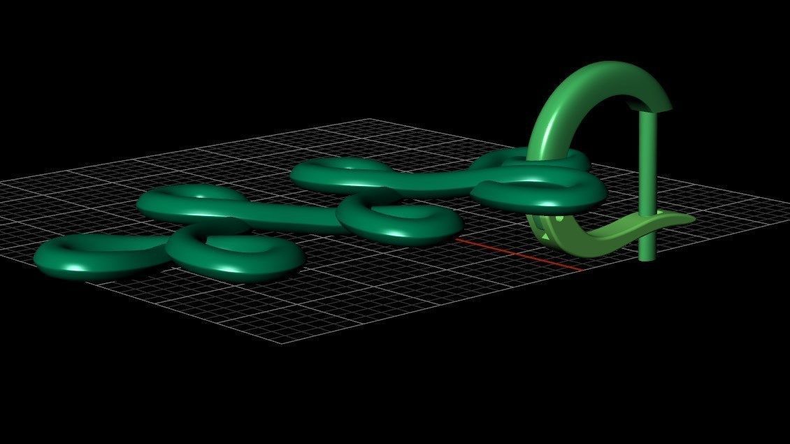 Earrings bi 2 3D print model_9