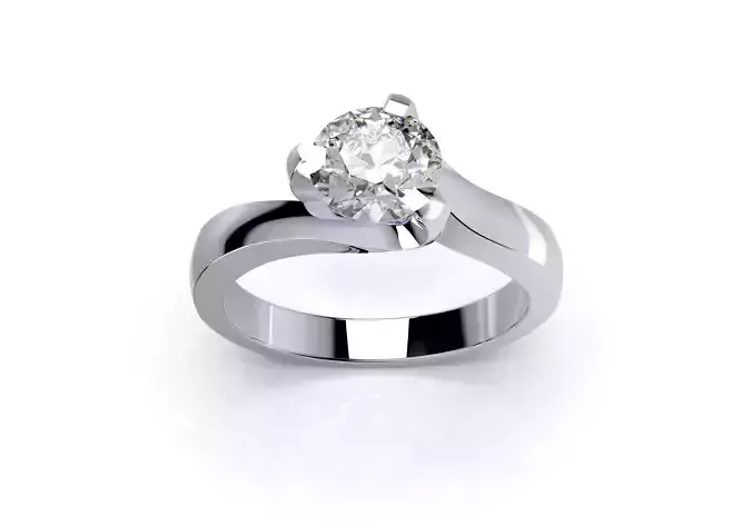 Engagement Ring Ready For Renderings and Animations- CC96