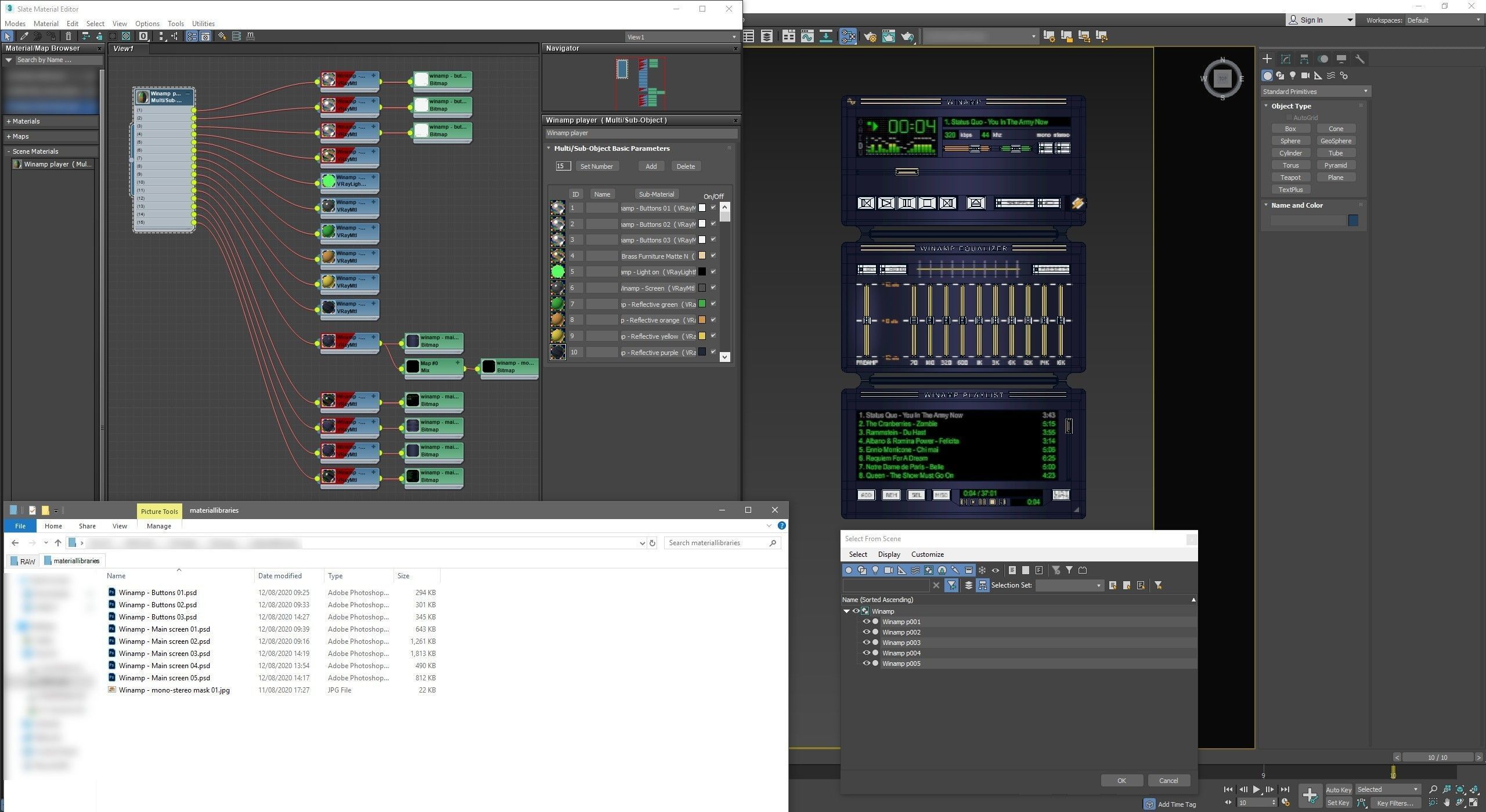 Winamp walkman Free 3D model_7