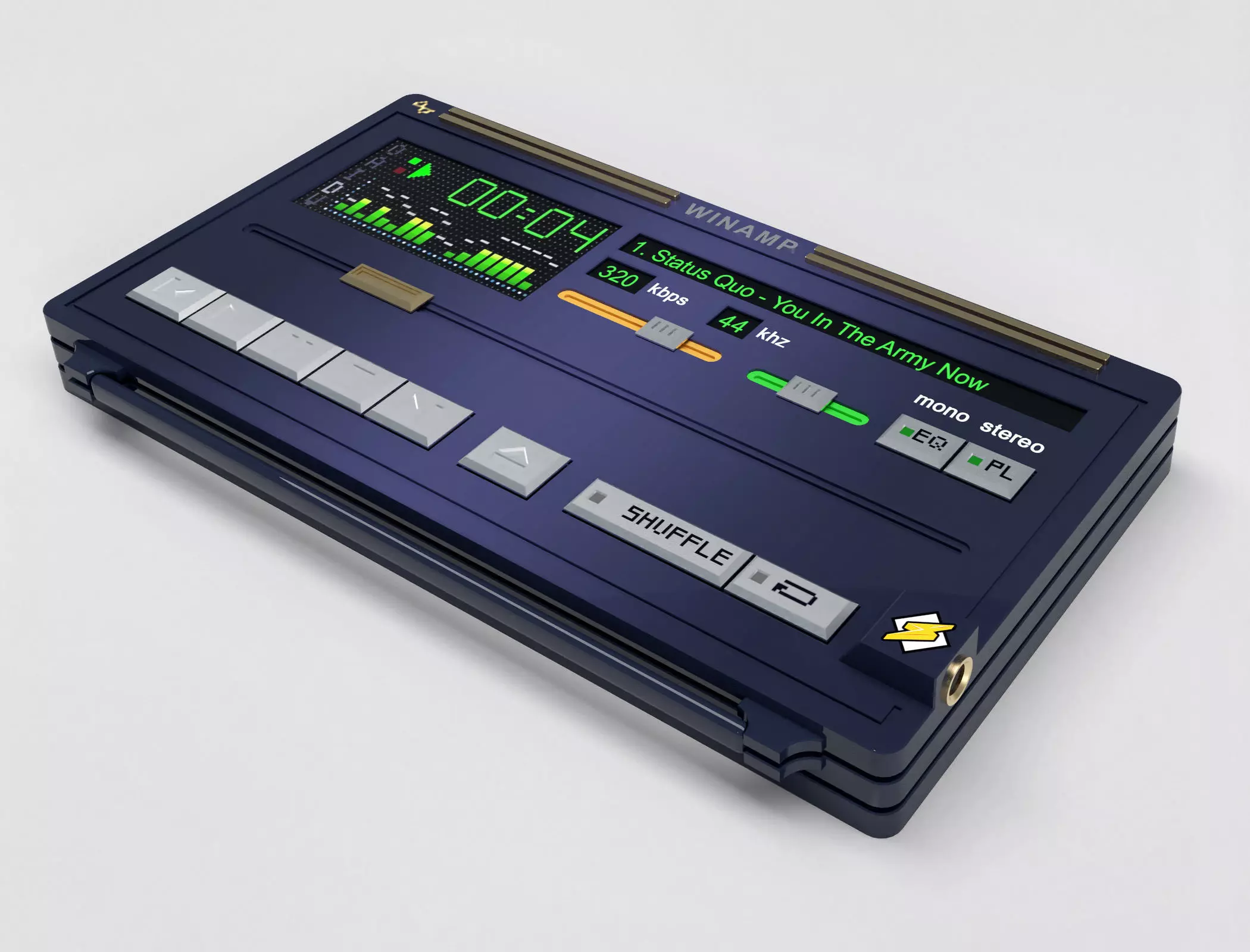 Winamp walkman Free 3D model_0