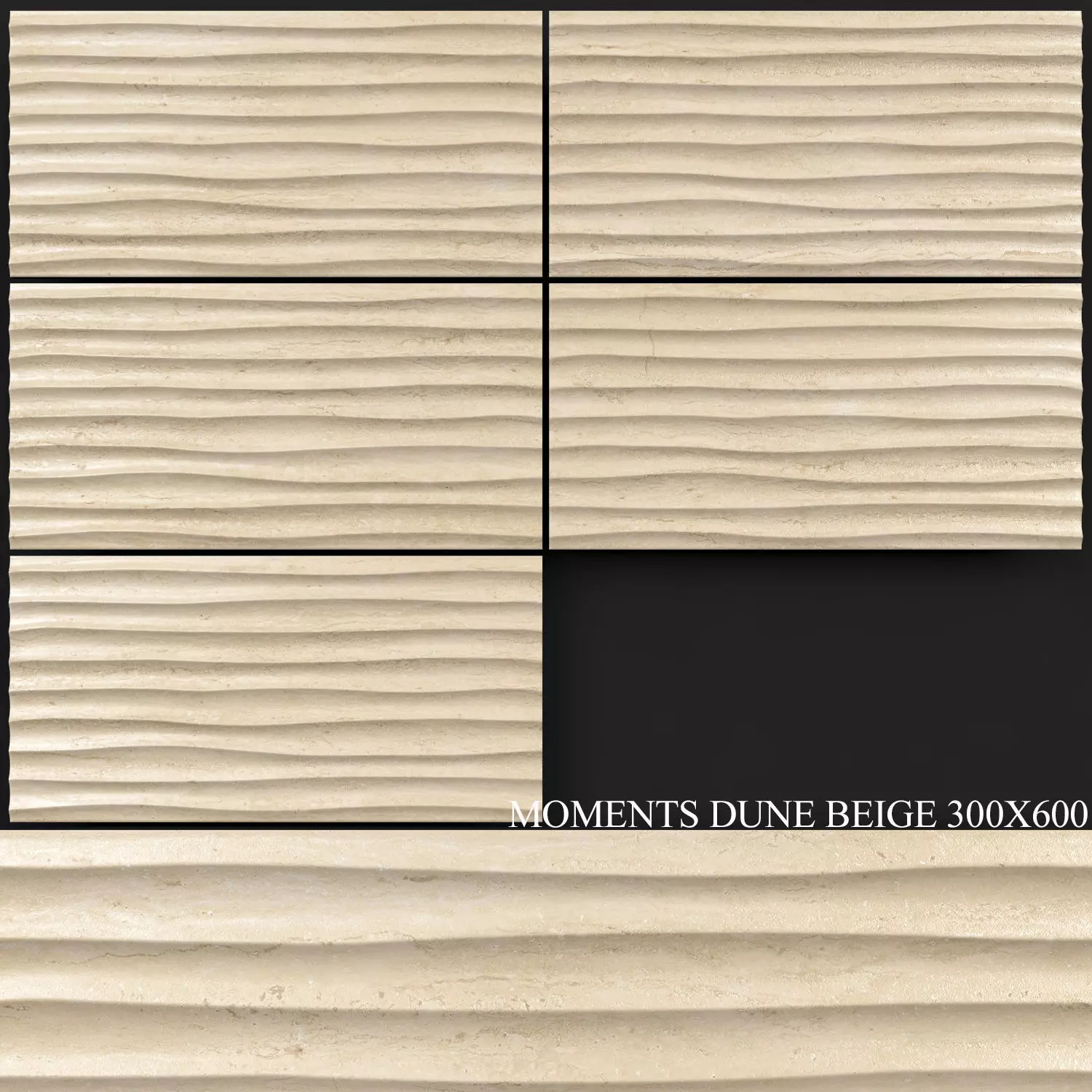 Keros Moments Dune Beige 300x600 3D model