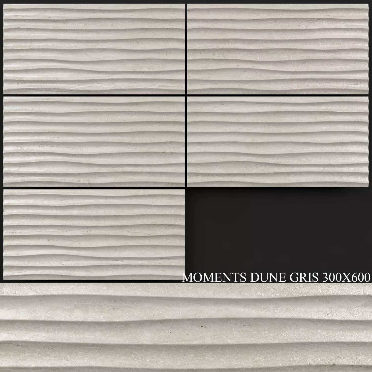 Keros Moments Dune Gris 300x600 3D model_0