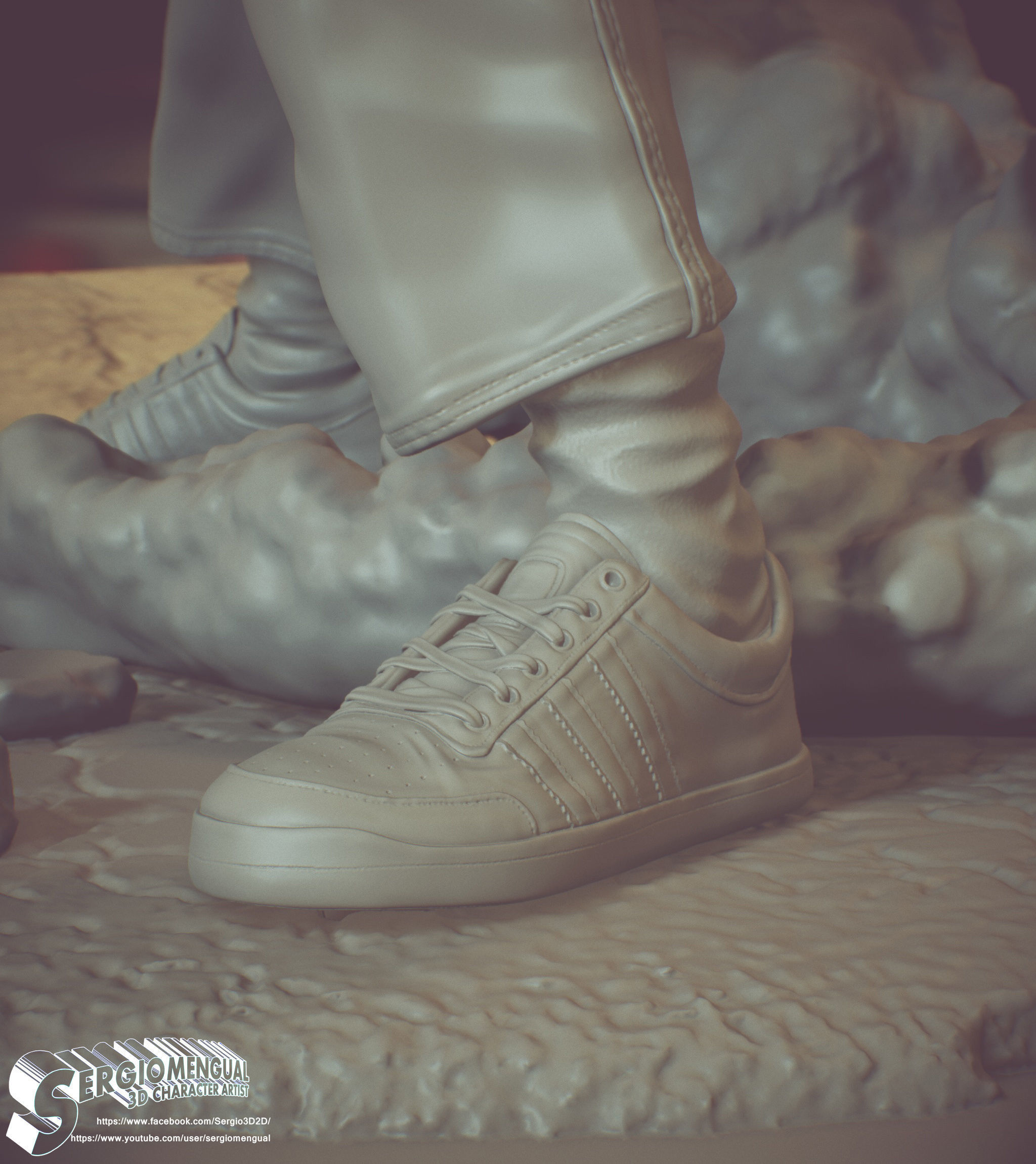 Bansky Rioter STL Statue for 3D printing 3D print model_17