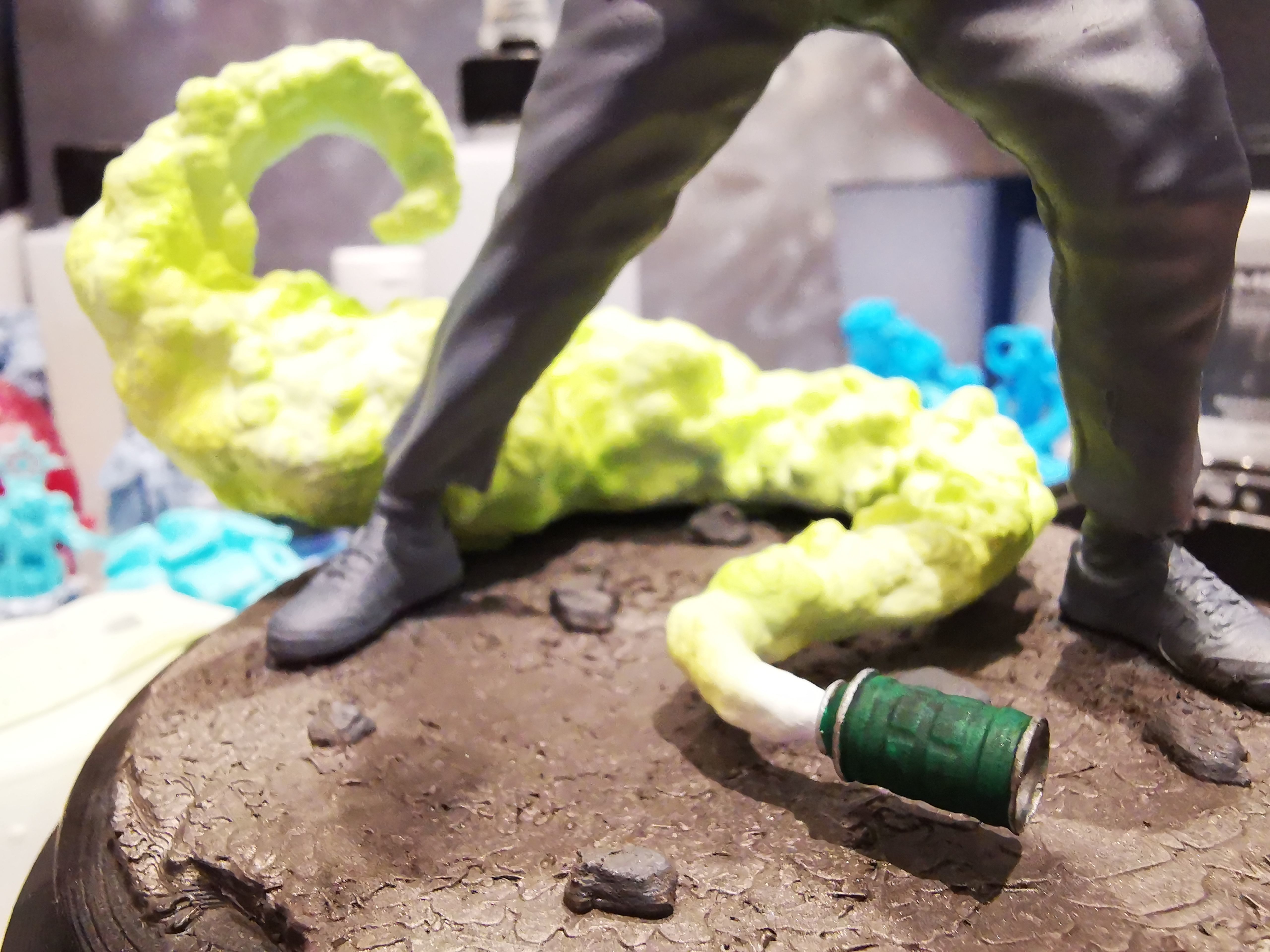 Bansky Rioter STL Statue for 3D printing 3D print model_20