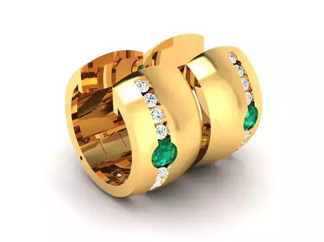 Earrings-7229 pair of gold wall sconces