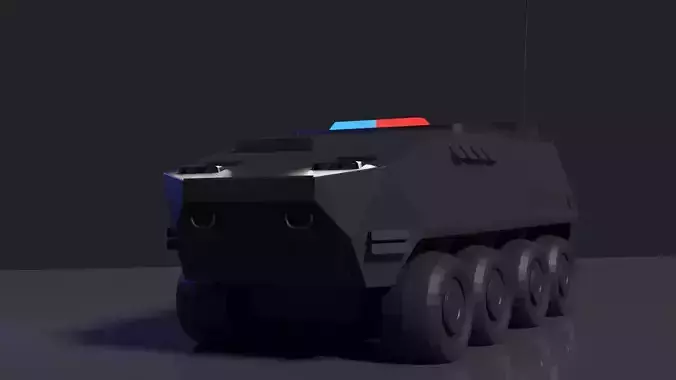 Police armored van