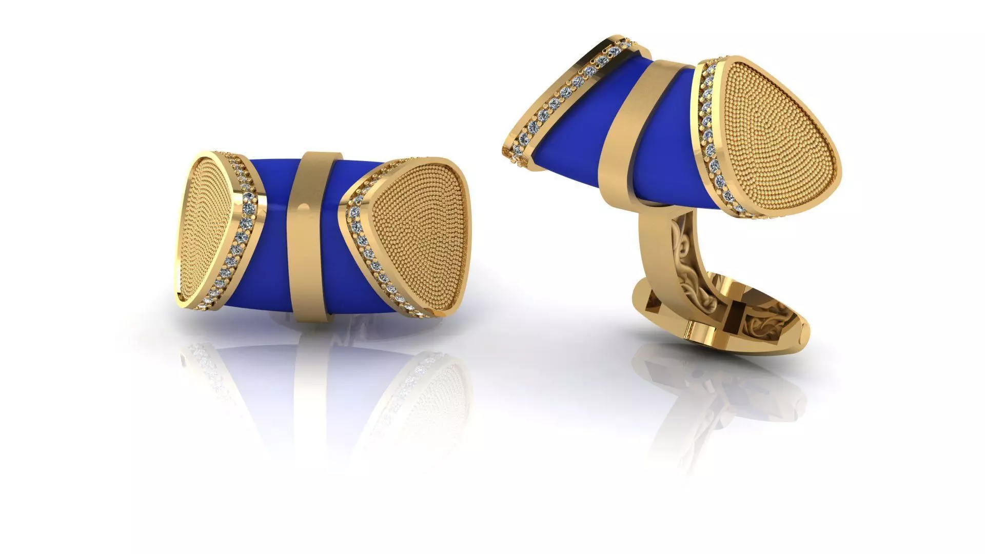 Creative Cufflinks  3D print model_0