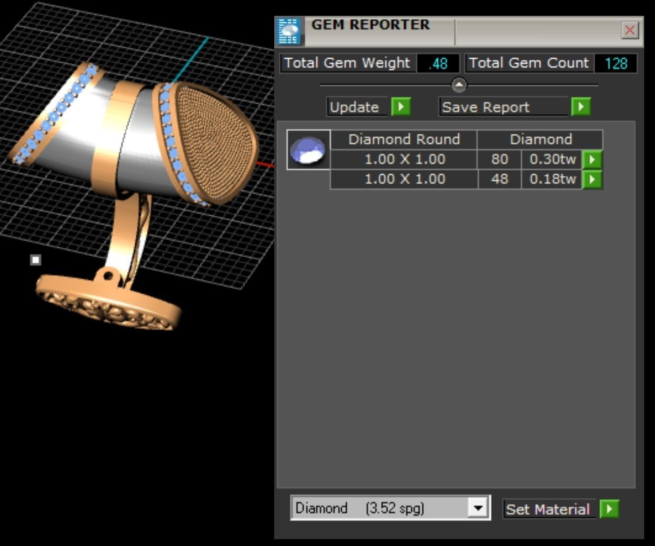 Creative Cufflinks  3D print model_4