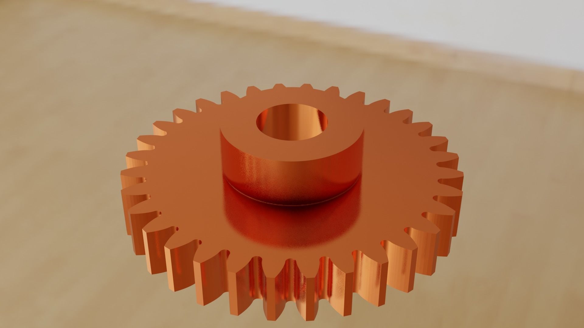 Gear train with coaxial input and output shafts Free 3D model_4