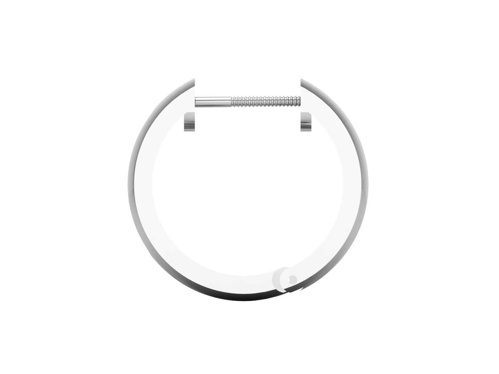 Earrings-2395 two diamond hoop earrings gold 3D print model_5