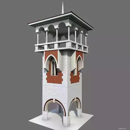 architecture Tower 3D model