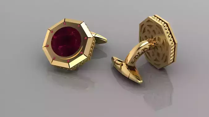 Creative Cufflinks with diamonds