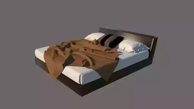 masterbed bed with blankets