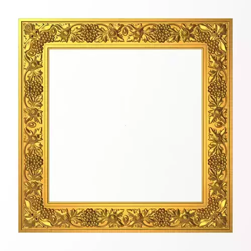 Carved Picture Frame 3D model