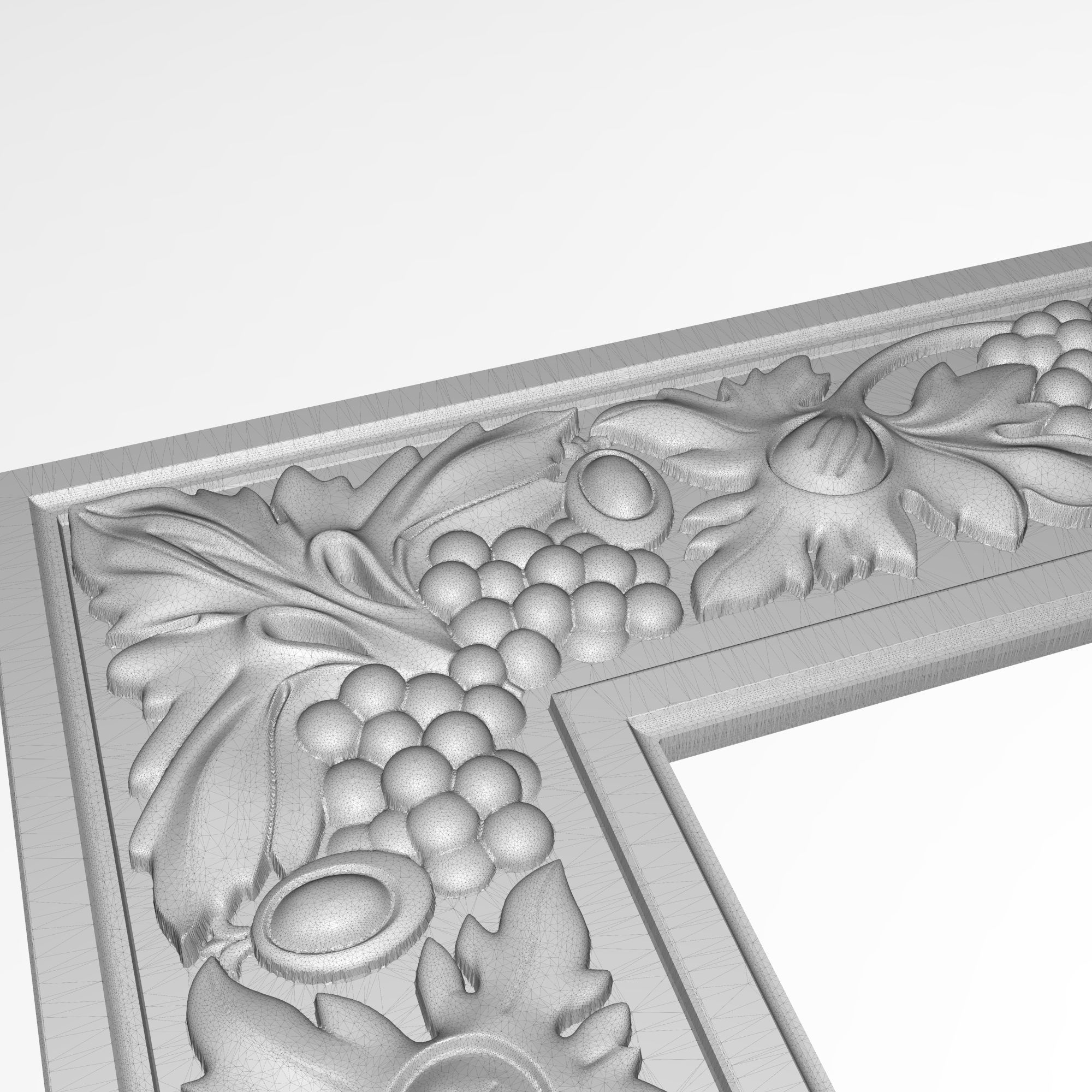 Carved Picture Frame 3D model_7