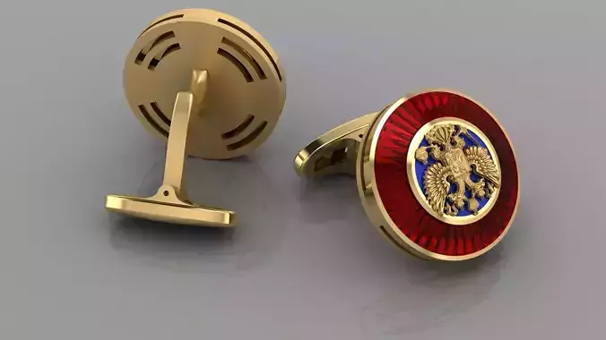 Cufflinks with eagles 