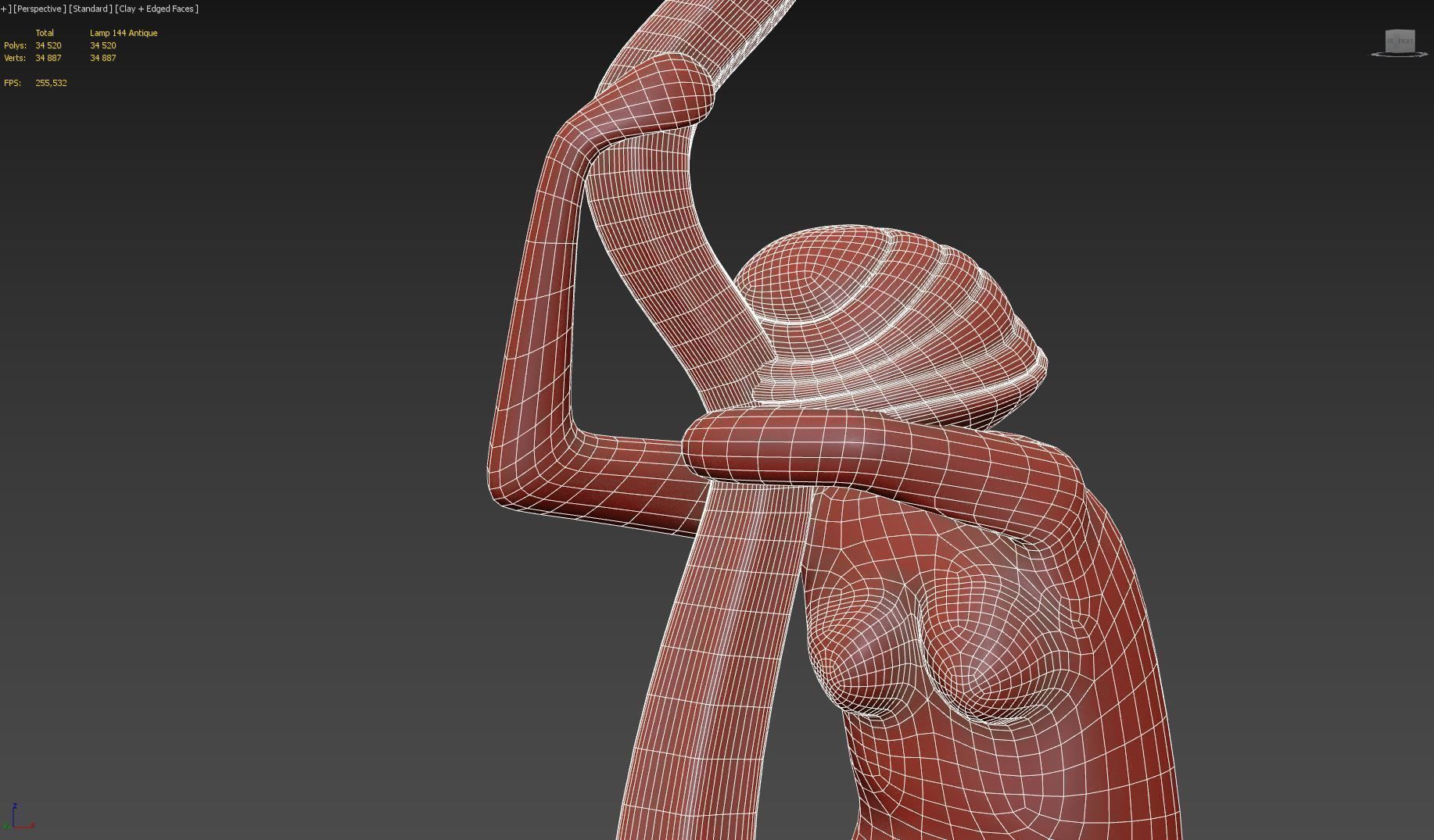 Lamp 144 Antique 3D model_19