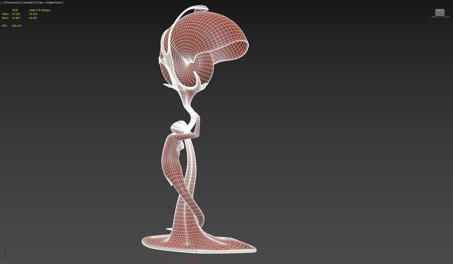 Lamp 144 Antique 3D model_18