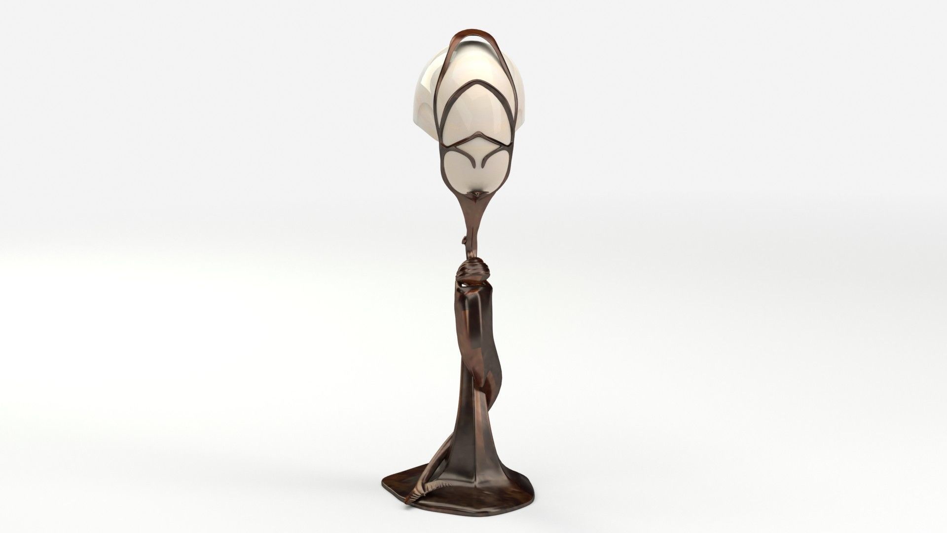 Lamp 144 Antique 3D model_9