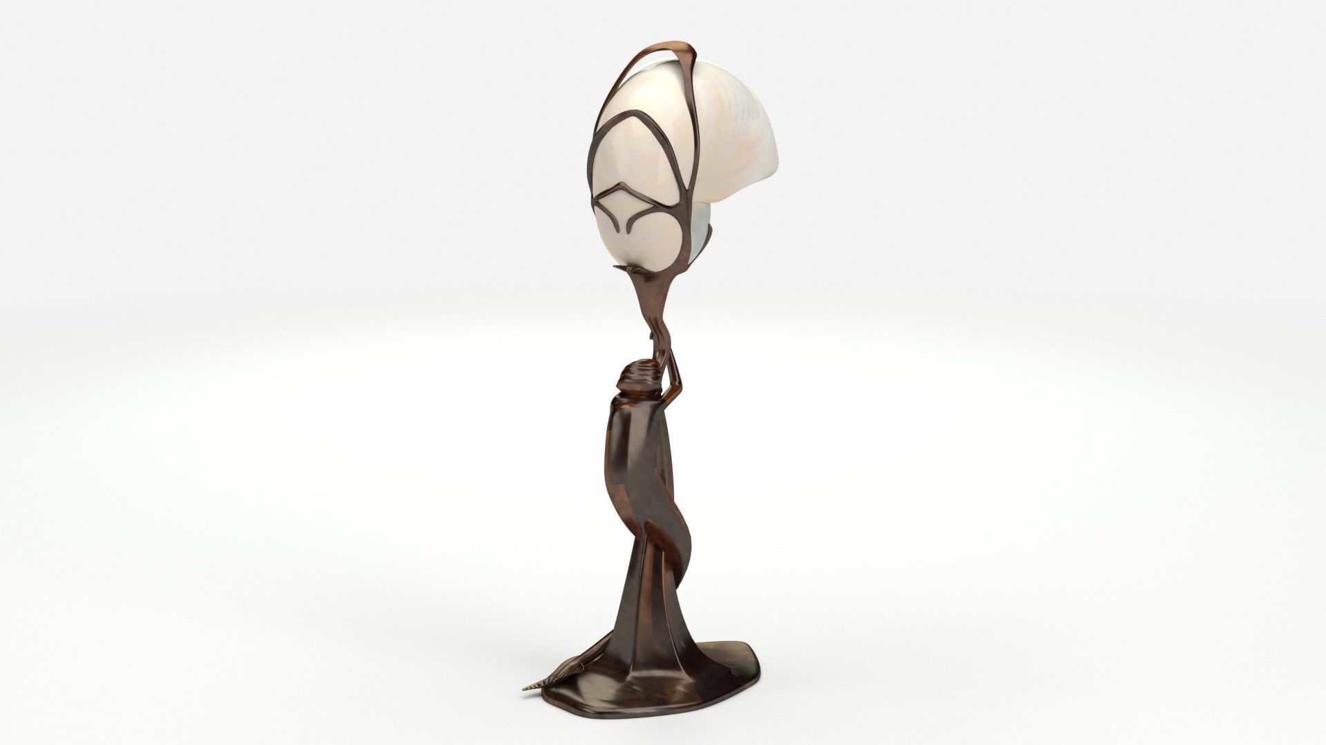 Lamp 144 Antique 3D model_8
