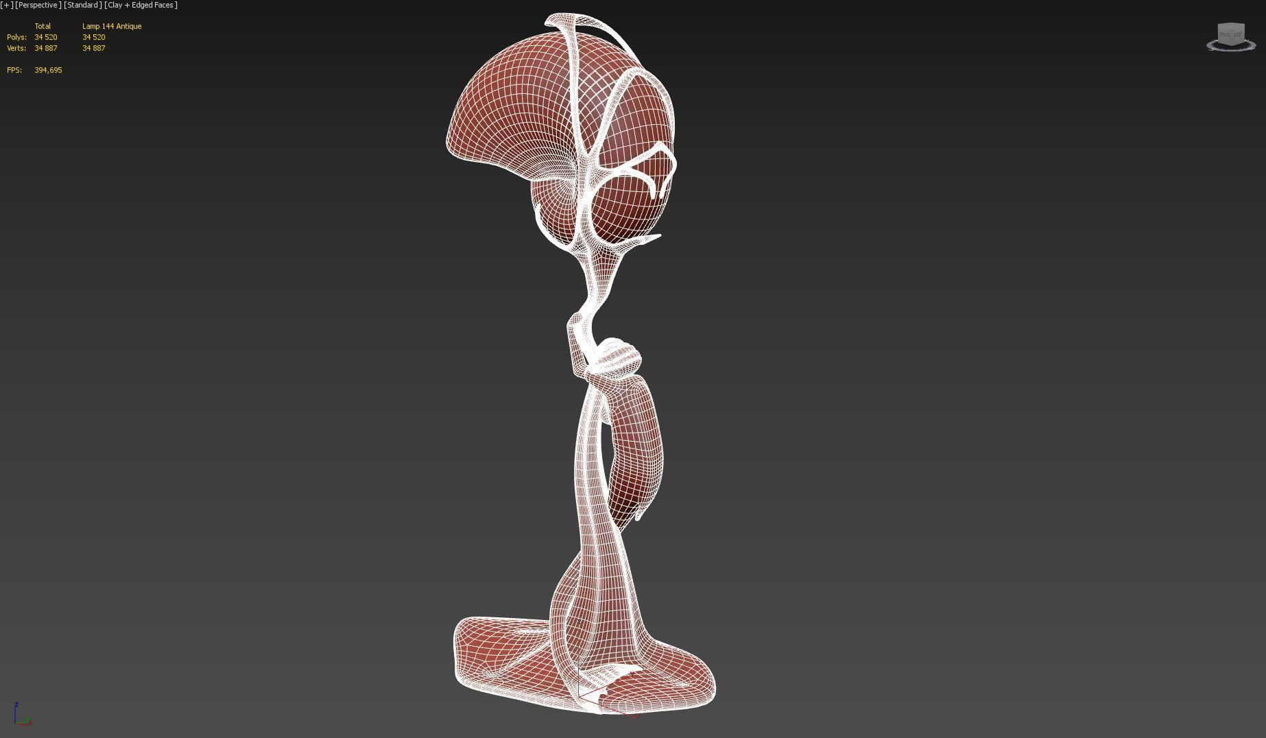 Lamp 144 Antique 3D model_17