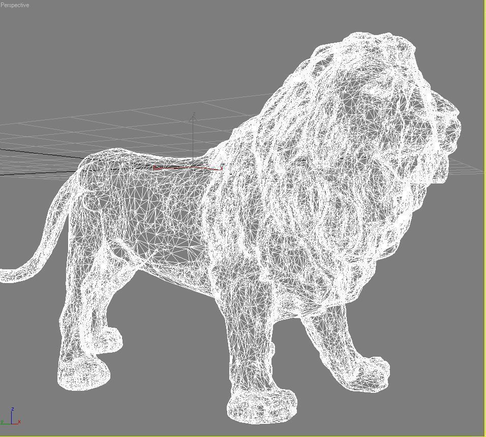 Lion 3D 3D model_4