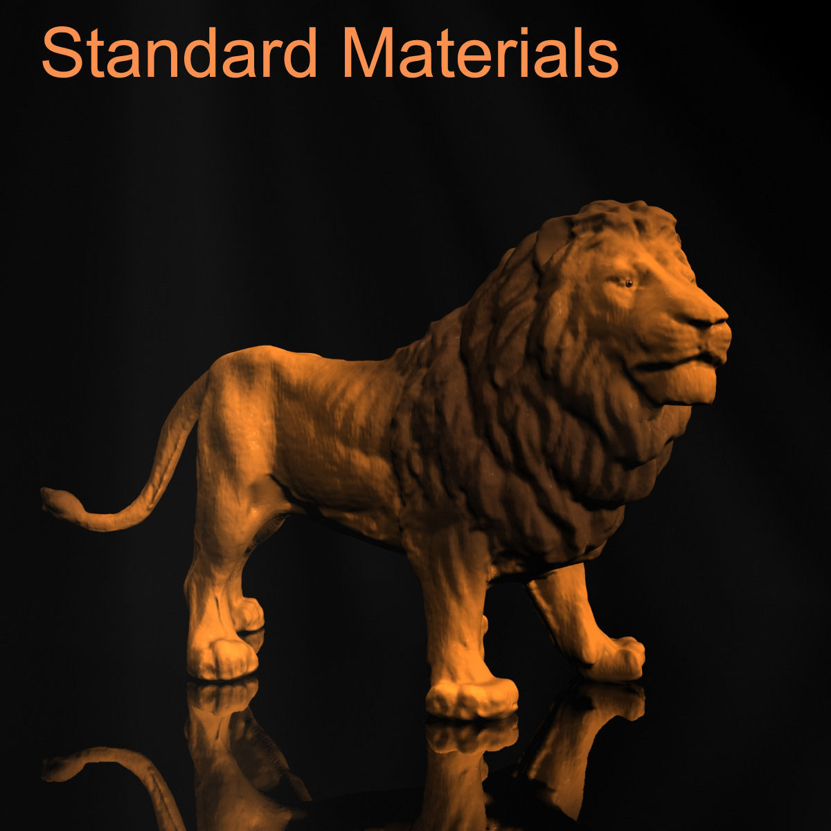 Lion 3D 3D model_3