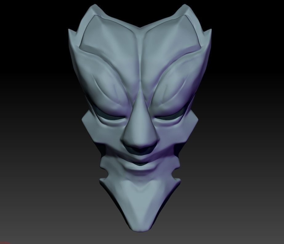 yone belt masks cosplay League of Legends 3D print model_5