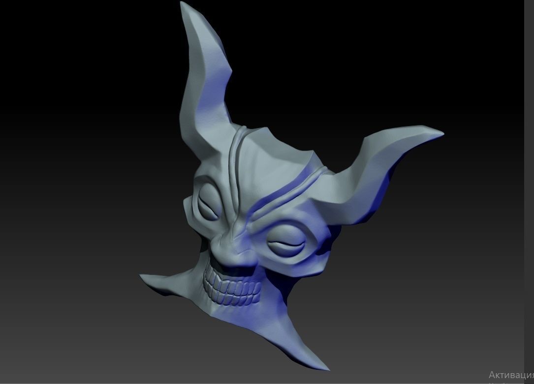 yone belt masks cosplay League of Legends 3D print model_1