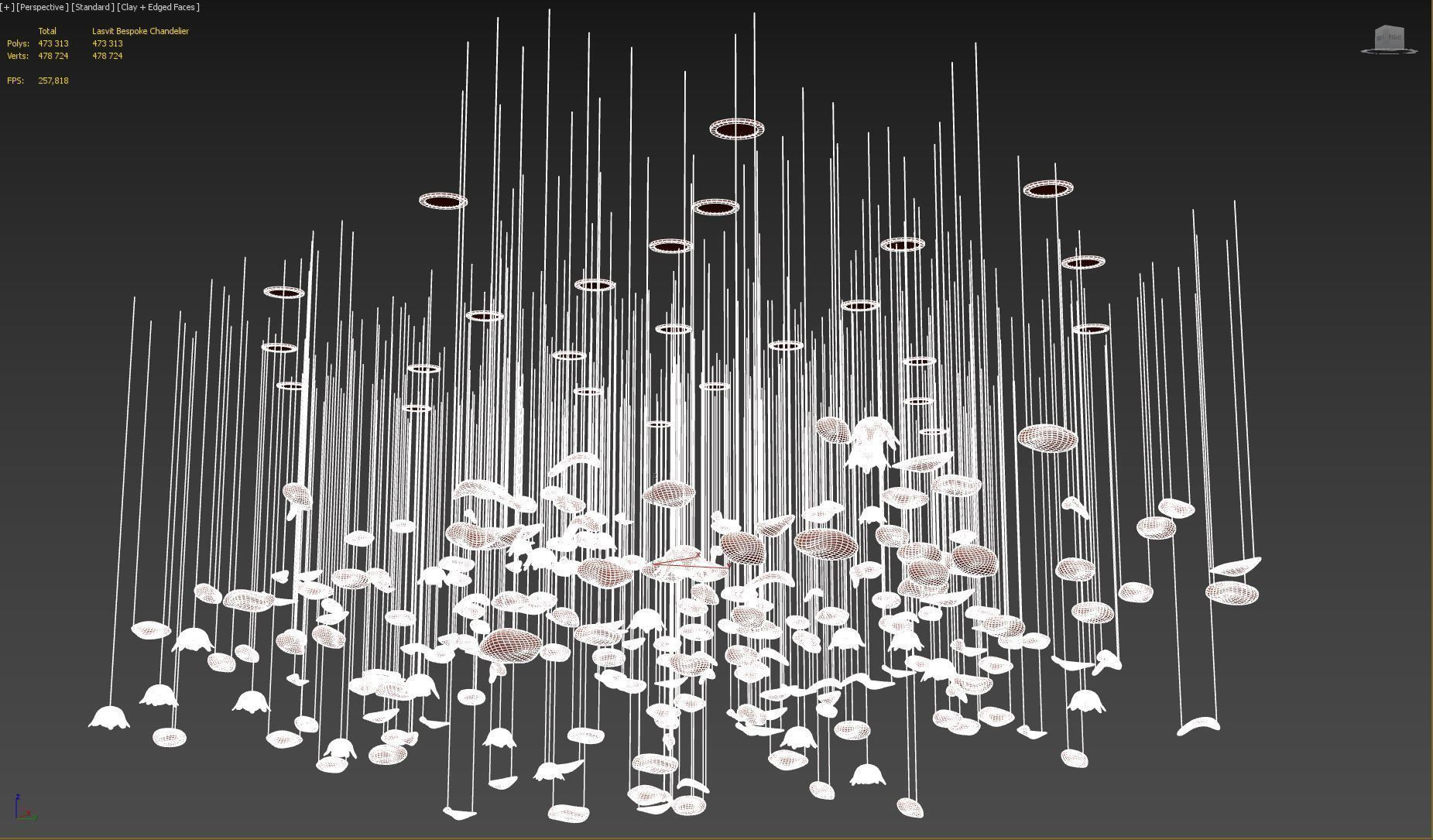 Lasvit Bespoke Chandelier 3D model_17