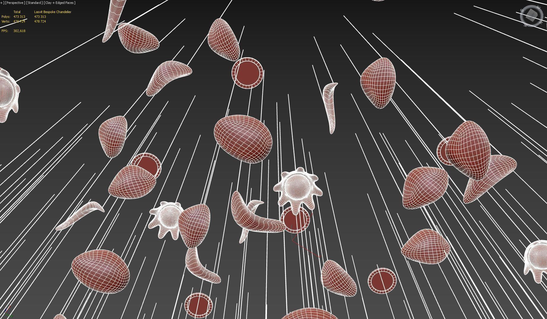 Lasvit Bespoke Chandelier 3D model_18