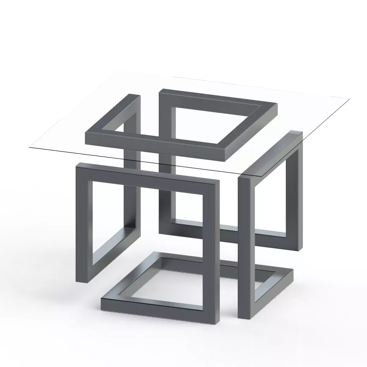 Infinity Cube Table 3D model_0
