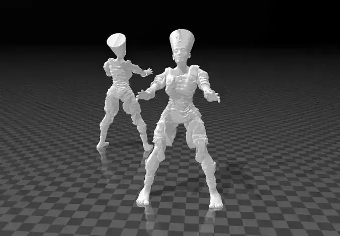 Queen Nefertiti - Mummy 3D print model