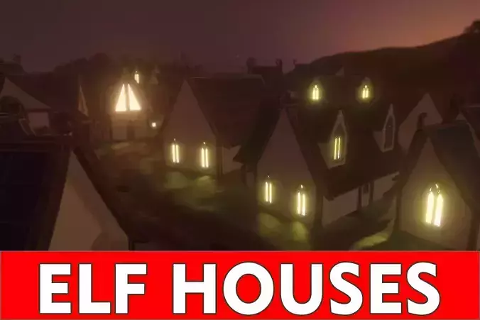 Elf Village houses pack