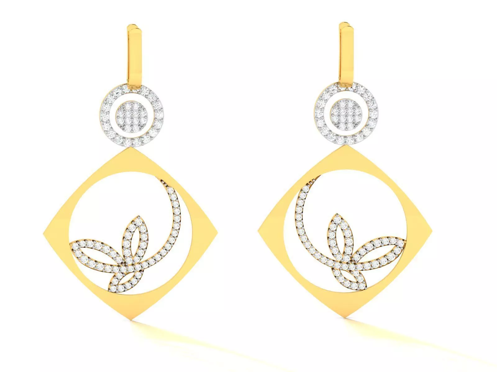 Earrings-9387 trombone 3D print model