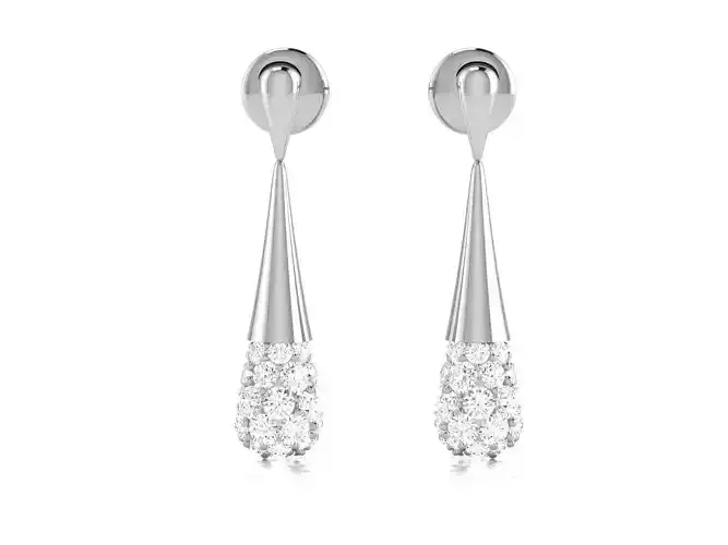 Earrings-802 diamond drop earring