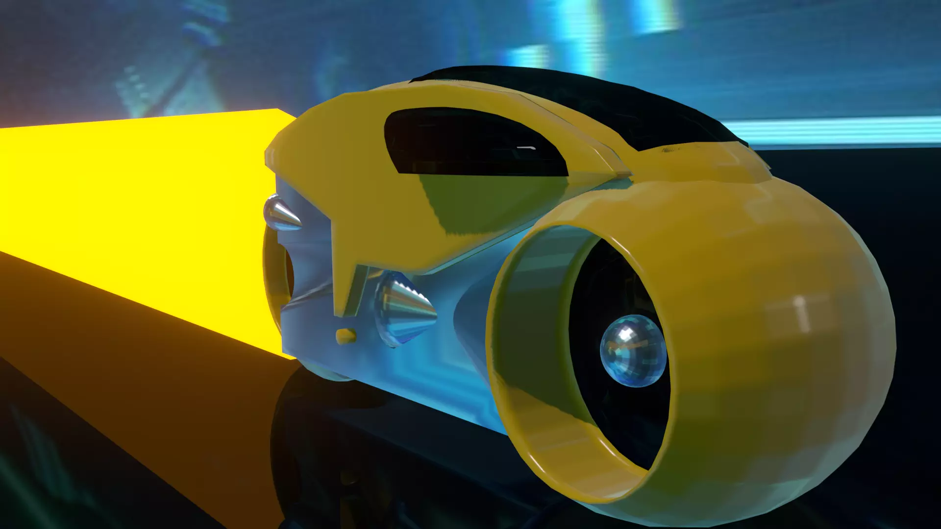TRON Light Cycle 3D model_0
