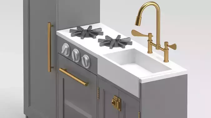 POTTERY BARN KIDS CHELSEA ALL IN 1 KITCHEN